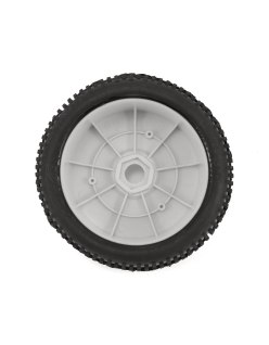 AKA Crossbrace 1/8 Buggy Pre-Mounted Tires (2) (White) | Big Bang Hobbies