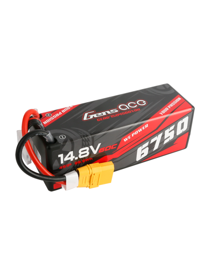 Batterie Gens Ace 6750mAh 14.8v XT90 | Big Bang Hobbies