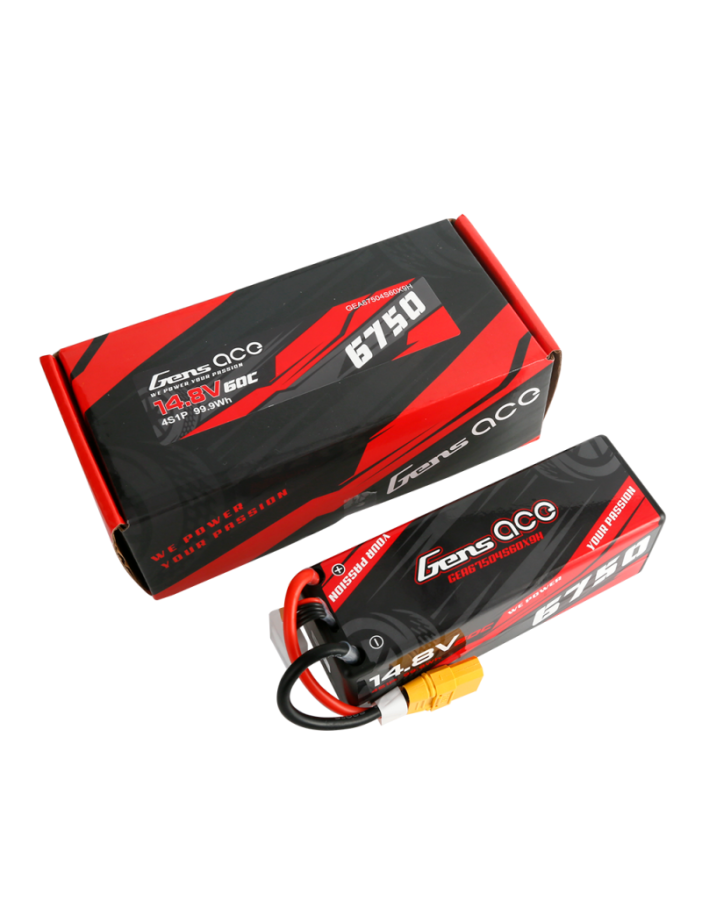 Gens ace 6750mAh 14.8V XT90 | Big Bang Hobbies