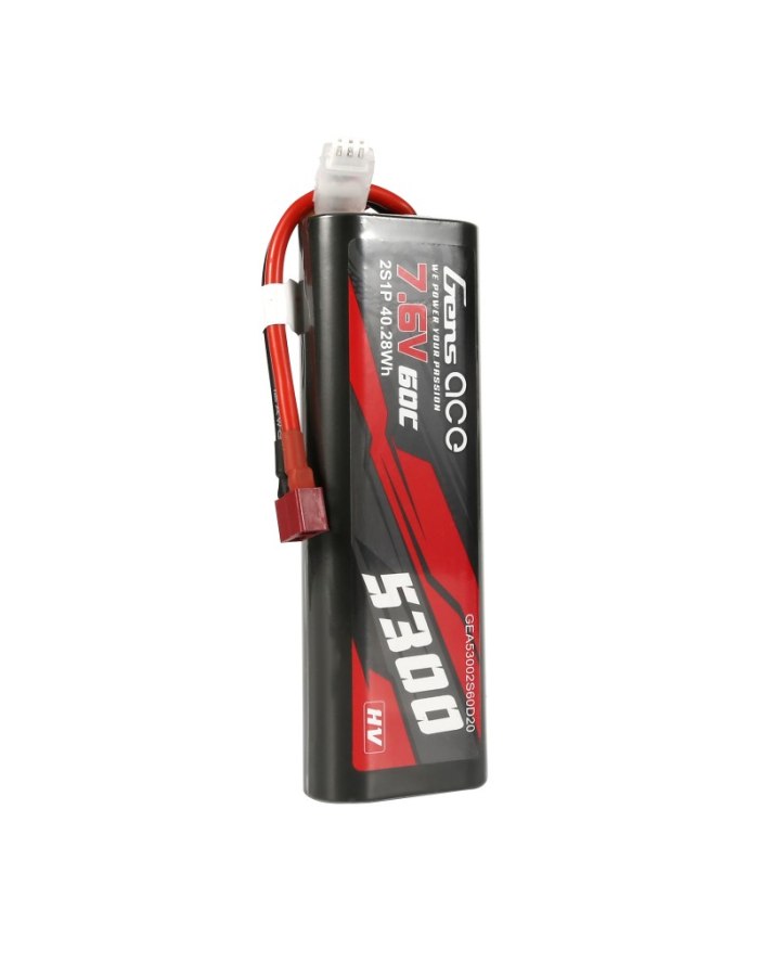Gens ace 5300mAh 2S 7.6V 60C | Big Bang Hobbies
