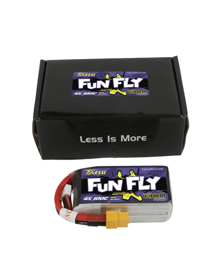 Tattu Funfly Series 1300mAh 14.8V 100C | Big Bang Hobbies