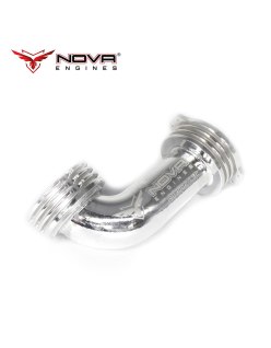 Codo Escape Cónico 32mm 90º/90º Nova | Big Bang Hobbies