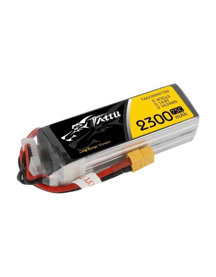 TATTU 2300mAh 14.8V  Lipo with XT60 | Big Bang Hobbies