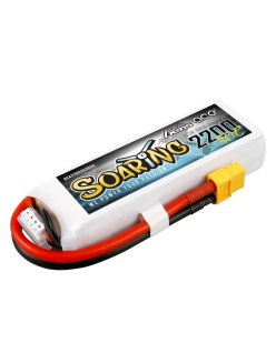 Gens Ace Soaring 2200mAh 11.1V 30C w/ XT60 Lipo Battery Pack
