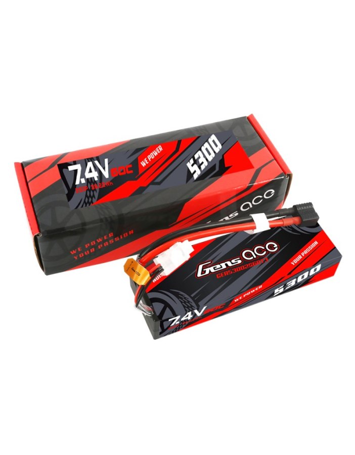 Gens Ace 5300mAh 7.4V 60C | Big Bang Hobbies