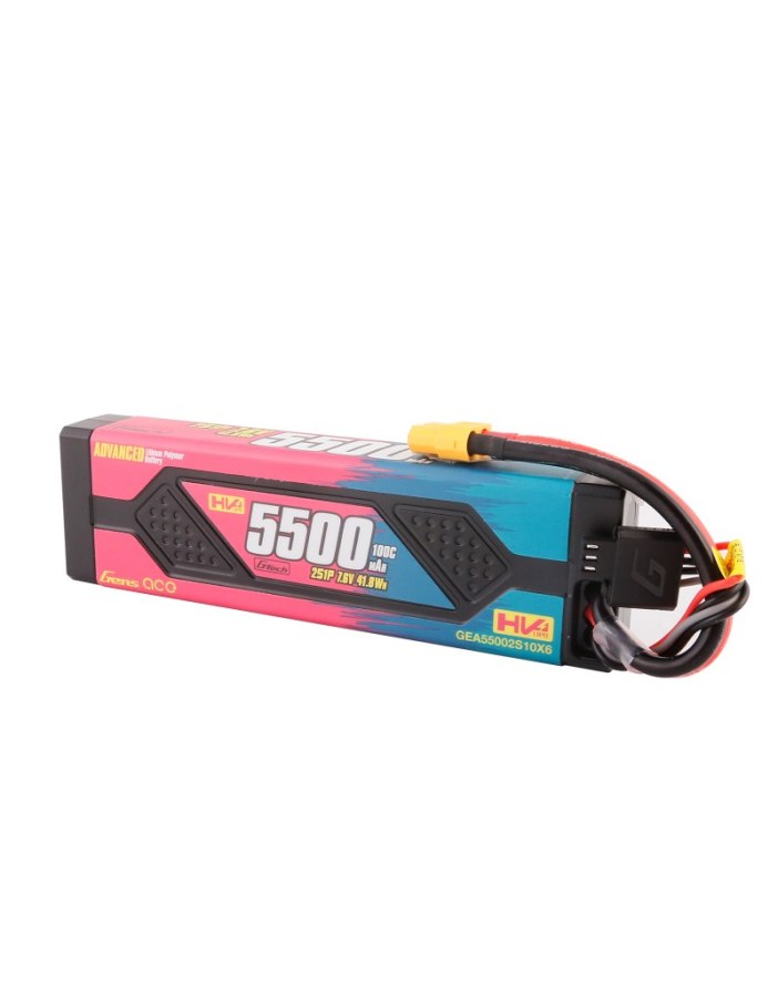 Gens Ace Advanced 5500mAh 7.6V 100C XT60 (LiPo) | Big Bang Hobbies