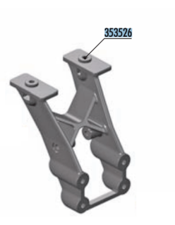 Support de spoiler XRAY XB8'23 | Big Bang Hobbies