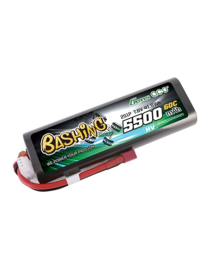 Gens Ace Bashing 5500 7.6v 60C LiPo | Big Bang Hobbies