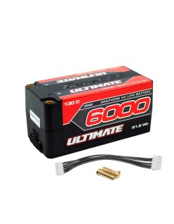 Ultimate 6000mAh Shorty 15.2v 130c Battery | Big Bang Hobbies