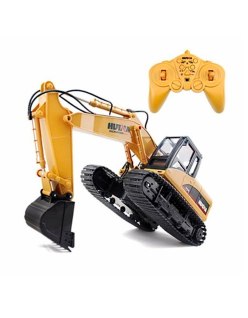 Excavatrice Huina 1535 + Accessoires - Big Bang Hobbies