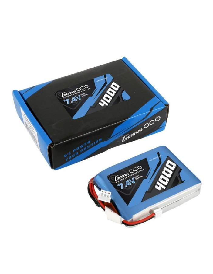 Batterie radio Gens Ace 7.4v 4000mAh - Big Bang Hobbies