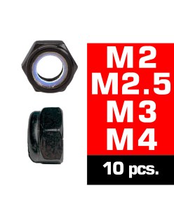 Écrous autobloquants en aluminium Ultimate Racing | Big Bang Hobbies