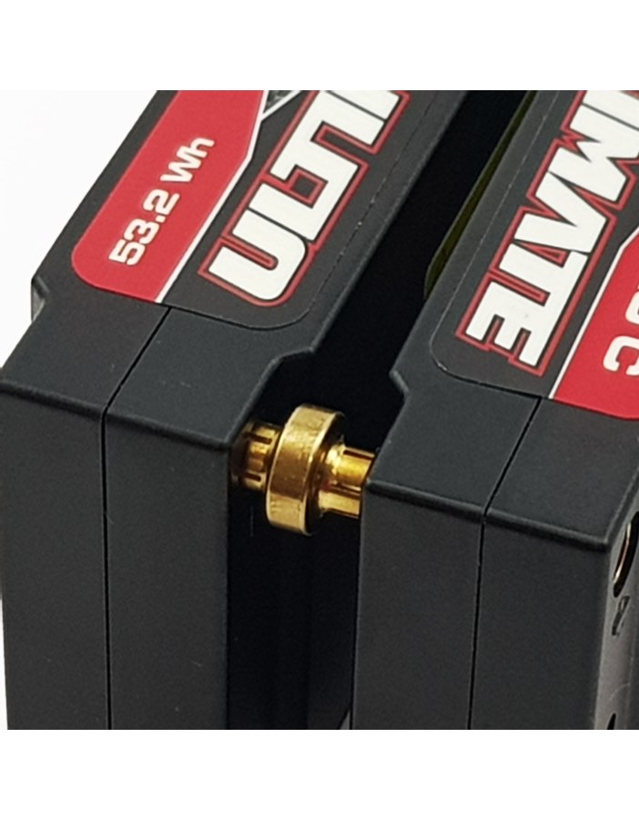 Double fiche banane 5mm pour batteries 2s