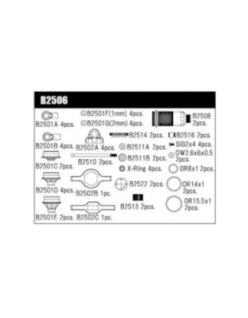 Set Amortiguador Trasero Mugen MSB1 - Big Bang Hobbies