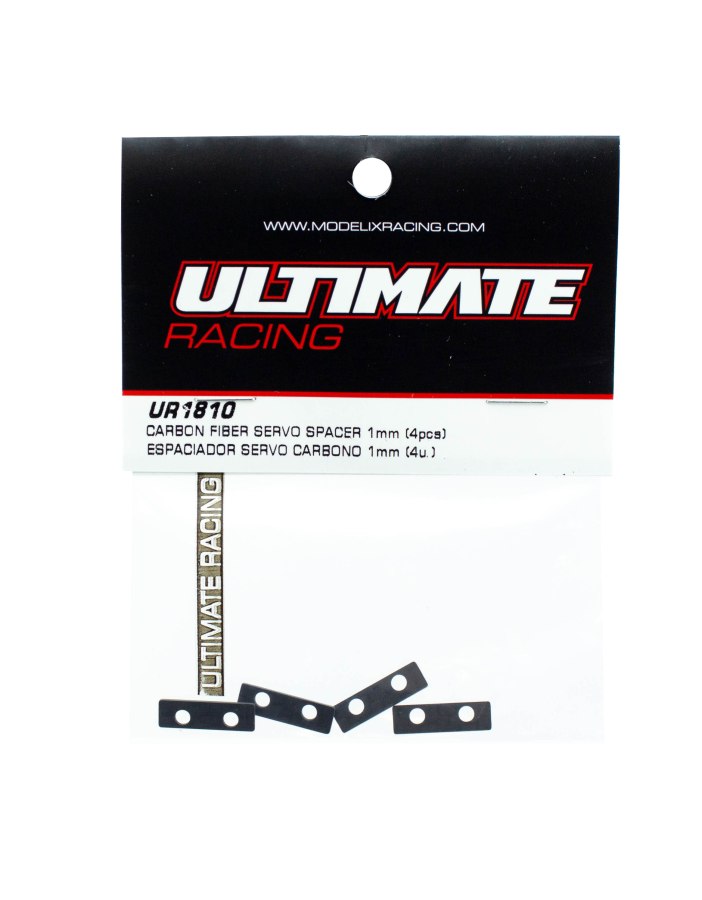 Espaciadores Servo Carbono 1mm Ultimate Racing - Big Bang Hobbies