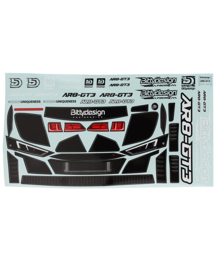 Carrosserie Bittydesign AR8-GT3 1:8 GT - Big Bang Hobbies