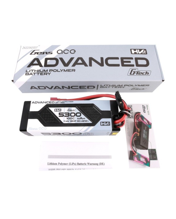 Batterie Gens Ace Advanced G-Tech 5300mAh - Big Bang Hobbies