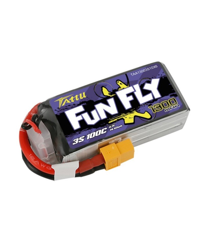 Tattu Funfly Series 1300mAh 11.1v - Big Bang Hobbies