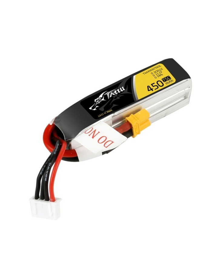 Tattu 650mAh 11.1v 75C Long - Big Bang Hobbies