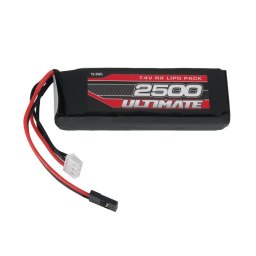 Batterie LiPo Ultime pour récepteur plat 7.4v 2500mAh 2S
