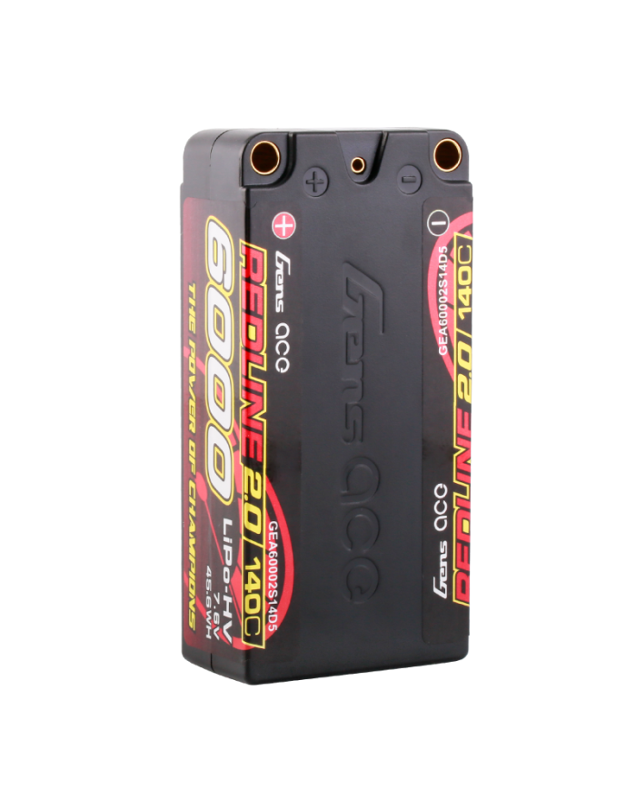 Gens Ace Redline Series 6000mAh Shorty 7.6v 140C | Big Bang Hobbies