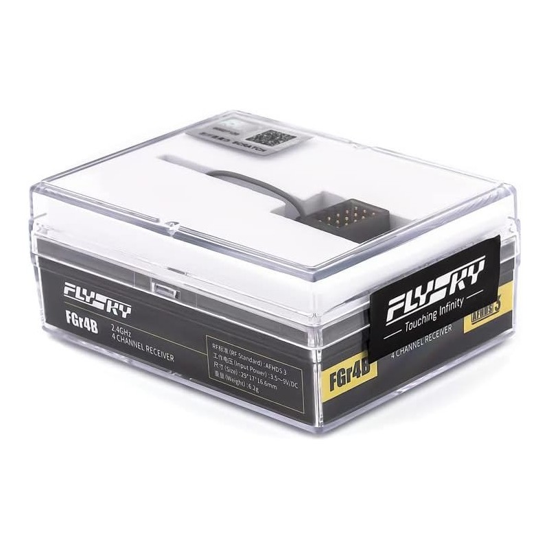 FlySky FGR4B 2.4Ghz 4CH Receiver - Big Bang Hobbies