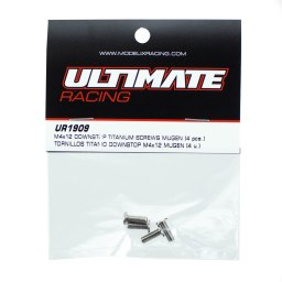 Ultimate 4x12mm Titanium Down Stop Screws - Big Bang Hobbies