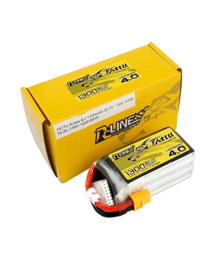 Tattu R-Line 1300mAh 22.2v 130C | Big Bang Hobbies