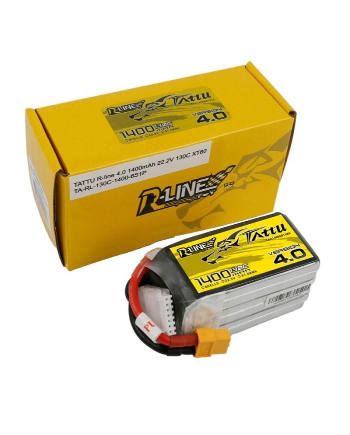 Tattu R-Line 1400mAh 22.2v 130C | Big Bang Hobbies