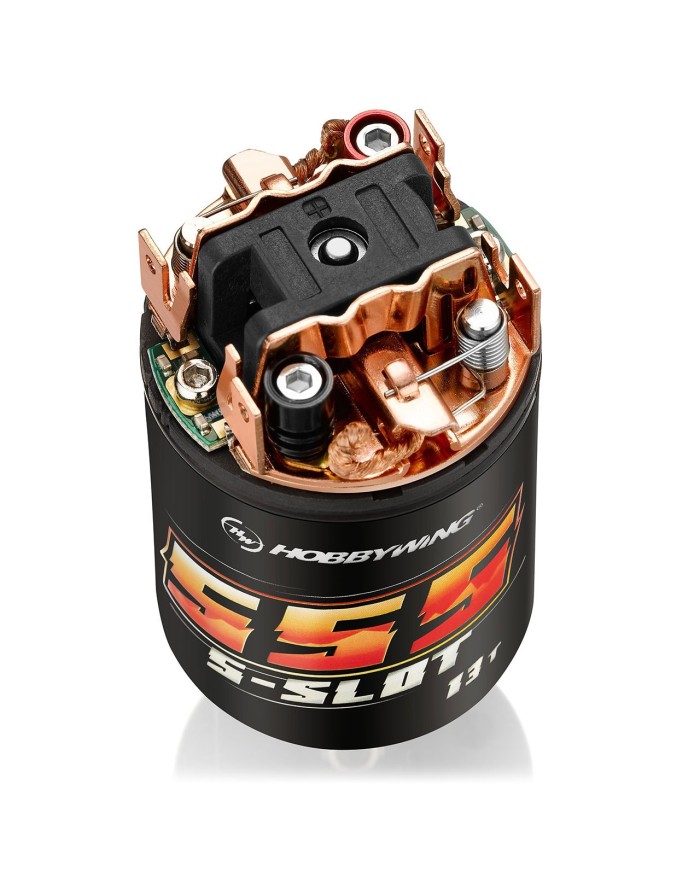 Motor Hobbywing Quicrun 555 13T Brushed – Potencia de Alto Nivel