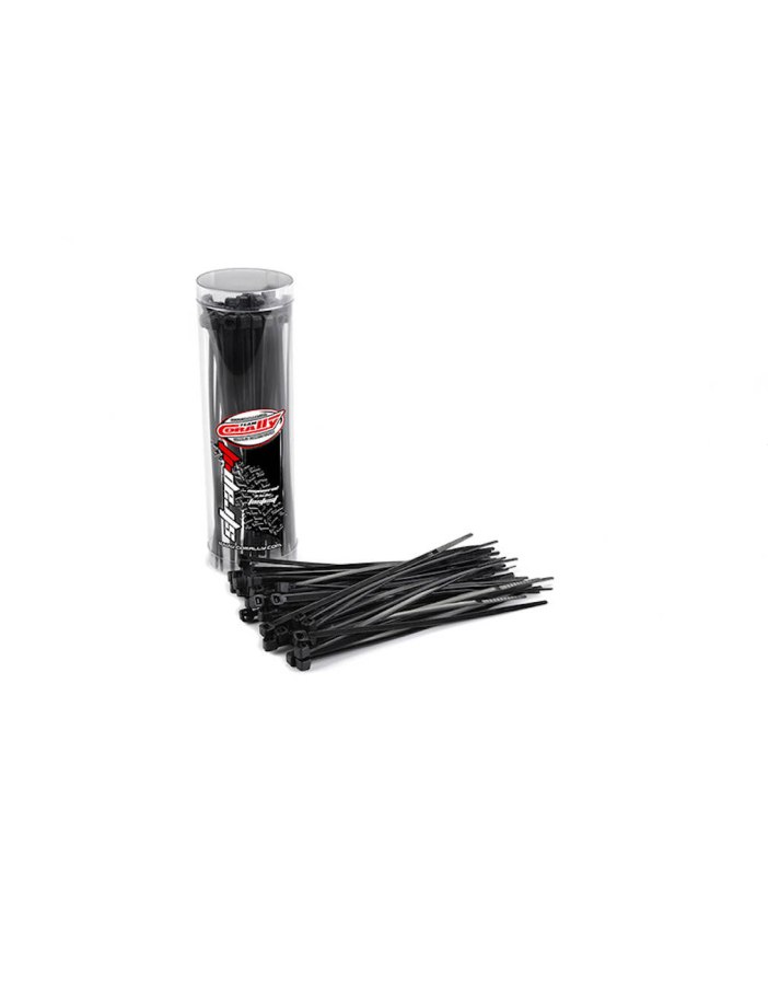 Team Corally Colliers de serrage noirs (50) - Électronique | Big Bang Hobbies