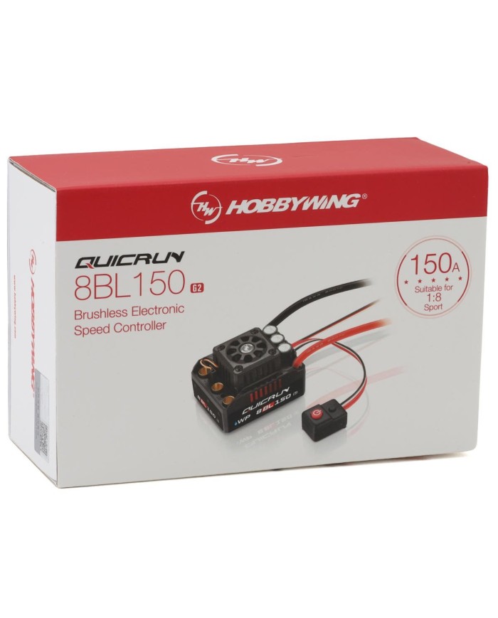 Variador Hobbywing Quicrun WP8BL150 G2 3-6S 1:8 Brushless