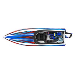Traxxas Disruptor 4S 40+ MPH High-Performance Boat Blue