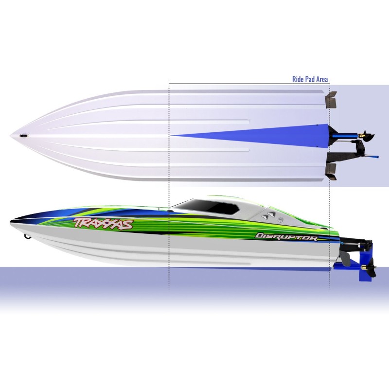 Traxxas Disruptor Rose 4S Brushless Boat