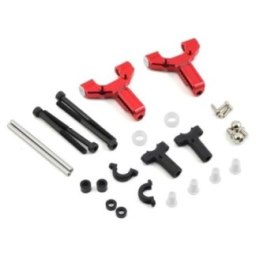 Set Trapcio Delantero Aluminio MST RMX 2.5 (2) (rojo) - MST Racing