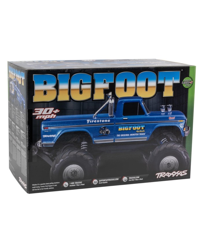 Traxxas Bigfoot No.1 1/10 RTR Monster Truck XL-5 2WD | Voiture RC 30+ mph