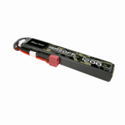 Gens Ace 1200mAh 11.1v 25C 3S1P Airsoft (T-Dean) (LiPo)