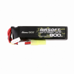 Gens Ace 800mAh 11.1v 25C Airsoft (Mini Tamiya) (LiPo)