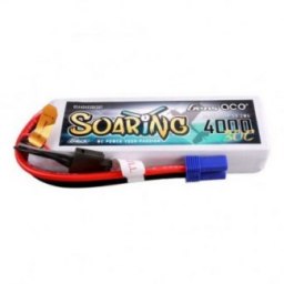 Gens Ace G-Tech Soaring 4000mAh 14.8v 30C (EC5) (LiPo)