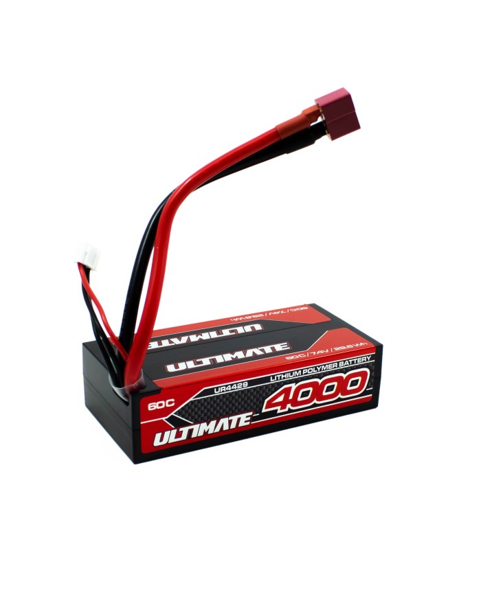 Ultimate 7.4V 4000mAh 60C LiPo Battery with T-Plug for RC