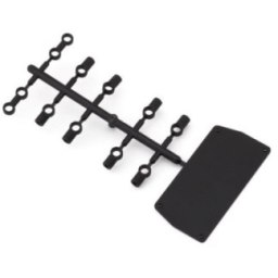 Plaque Fixation ESC + Liaison Barre Stabilsatrice Mugen MSB1