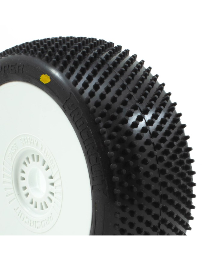 Procircuit Grasshopper Collé Jantes Blanc | Big Bang Hobbies