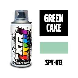 Peinture Spray Vert Pastel XTR Colours 150ml pour Carrosseries Lexan RC