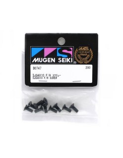 Vis à contre-tête M4x10 Mugen | Big Bang Hobbies