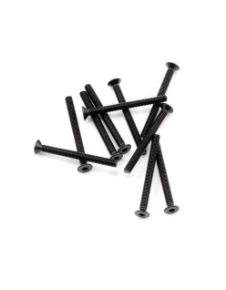 Vis à tête fraisée M3x32 (10U) Mugen - Fixations | Big Bang Hobbies