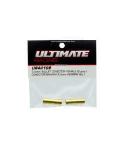 Ultimate Racing 5.0mm Bullet Connector Female  | Big Bang Hobbies