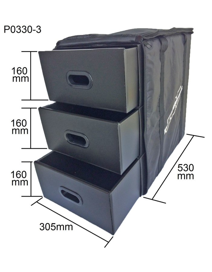 Mugen Seiki 3 Drawer Large Hauler. Bag | Big Bang Hobbies