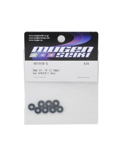 Rondelle anodisée dure de 3 mm (1,0 mm) MTX6 Mugen | Big Bang Hobbies