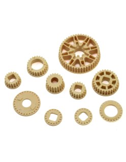 Mugen MRX6 Jeu de poulies en aluminium à faible frottement | Big Bang Hobbies