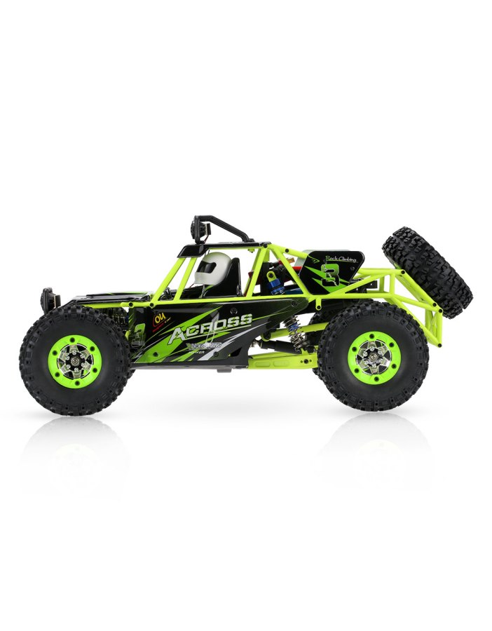 Wltoys 12427 4X4 Trial Verde RTR 1/12 - 50km/h Off-Road